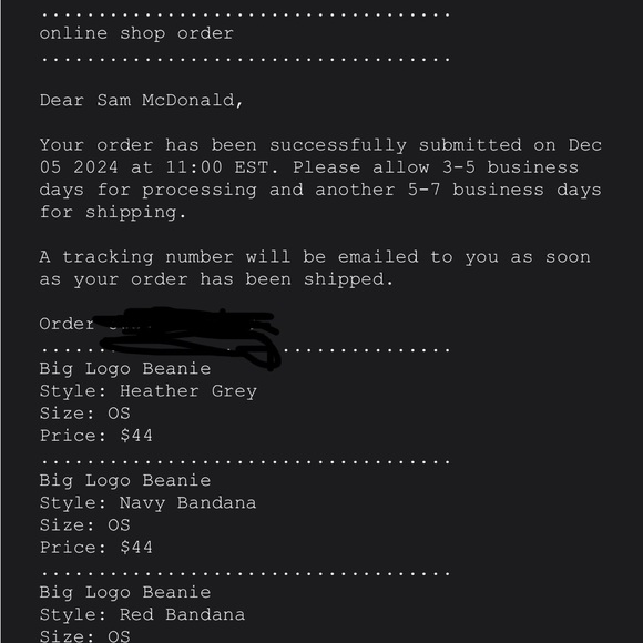 Supreme Big Logo Beanie (Navy Bandanna) - Picture 5 of 5